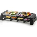 Domo Steengrill Raclette DO9190G - Gourmetstel - Zwart