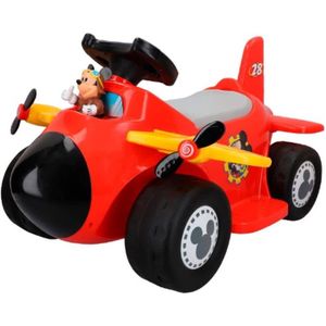 Elektrische auto voor kinderen Mickey Mouse Batterij Vliegtuigje 6 V