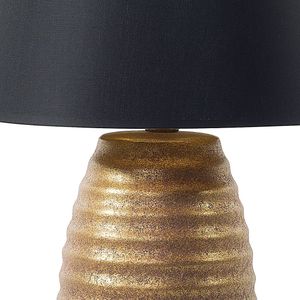 Beliani EBRO  - Tafellamp - Zwart - Porselein