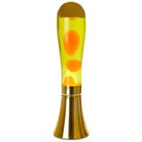 Balvi lava lamp Magma goud aluminium - Geel / 45 x 12 x 12 cm / Aluminium
