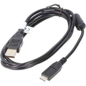 USB-verbindingskabel geschikt voor de Panasonic Lumix DMC-FT1, DMC-FT2, DMC-FZ38, DMC-GH1, DMC-TZ6,