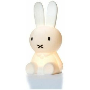 Nijntje First Light oplaadbare kinderkamerlamp - Wit / 15 x 15 x 30 cm / Siliconen rubber