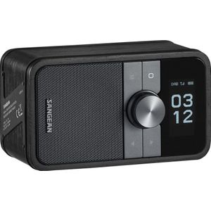 Sangean DDR-8 compacte houten DAB+ en FM radio met Bluetooth ontvangst, Midnight Oak