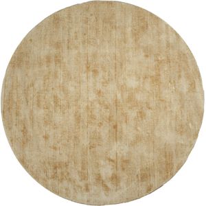 Karpet Viscose Rond Oker ø200 cm