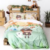 Happy Friday Duvet cover set 2 pieces Camping 180x220 cm (Single) Multicolor