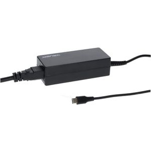 Yanec Laptop USB-C AC Adapter 65W Zwart