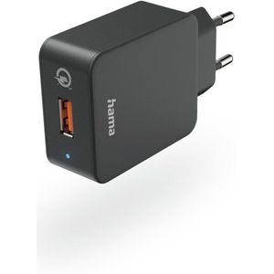 Hama Snellader Qualcomm&reg; Quick Charge&trade; 3.0 USB-A 19,5 W Zwart