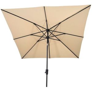 Lesli Living Libra parasol ecru 2.5x2.5 m