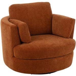 Jline Draaibare Fauteuil - Roest