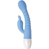 G-spot Vibrator Evolved Bunny Blauw