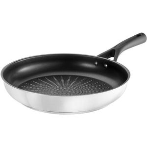 Pyrex Expert Touch Koekenpan - Zilver, 30 cm - Gelijkmatige warmteverdeling