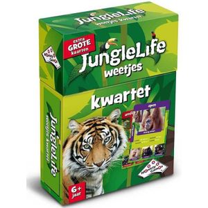 Identity Games JungleLife Weetjes Kwartet - Leuk en leerzaam kaartspel voor kinderen vanaf 6 jaar