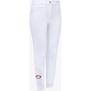 Cavalleria Toscana - Jumping Rijbroek - Knee Grip - Meisjes 164 Wit