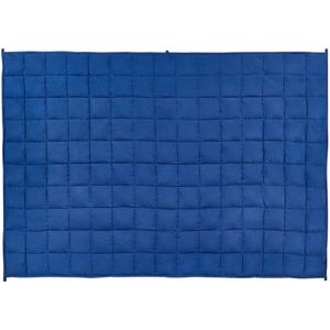 Beliani NEREID - Verzwaringsdeken - Marineblauw - 100 x 150 cm - Polyester