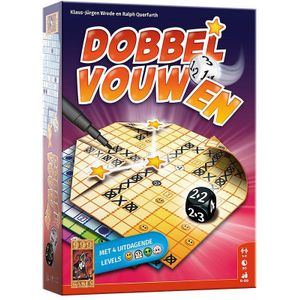 999 Games Dobbel Vouwen - Dobbelspel voor jong en oud - Rol, schrijf en vouw!