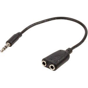 Valueline VLAP22100B02 Jack Stereo Audio Verdeelkabel 3,5 mm Mannelijk - 2x 3,5 mm Vrouwelijk 0,20