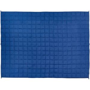 Beliani NEREID - Verzwaringsdeken - Marineblauw - 150 x 200 cm - Polyester