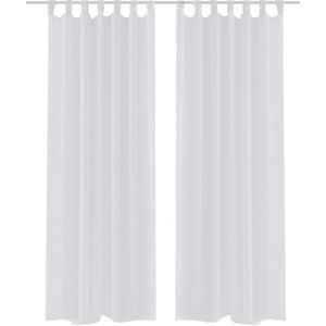 vidaXL-Witte-Vitrage-140-x-225-cm-2-stuks