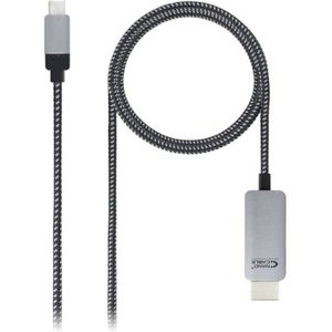 Kabel USB C naar HDMI NANOCABLE 4K HDR Afmeting 1,8 m