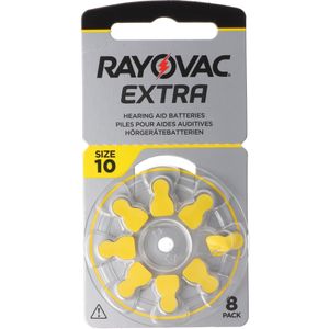 Rayovac Extra 10 hoorbatterijen 8 pack