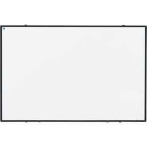 Smit Visual magnetisch whiteboard Softline, gelakt staal, zwart, 60 x 90 cm