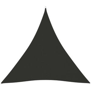 Zonnescherm driehoekig 4,5x4,5x4,5 m oxford stof antracietkleurig