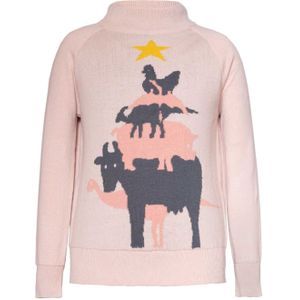 Infantium Victoria - Gebreide Sweater - Kaki - Biologisch Katoen