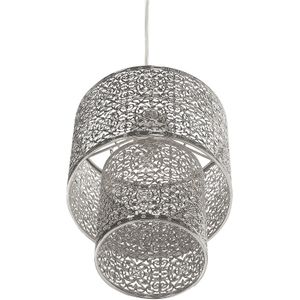 Beliani OSUN - Hanglamp - Zilver - Metaal
