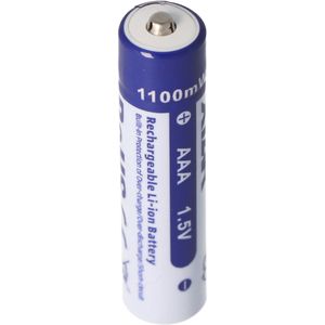 AAA 1.5V 1100mWh typisch 700mAh lithium-ion batterij alleen oplaadbaar met een speciale oplader