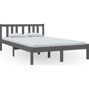 VidaXL-Bedframe-massief-hout-grijs-120x200-cm