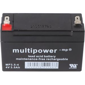 Multipower MP3.5-4 4V 3.5Ah loodaccu AGM loodgelaccu