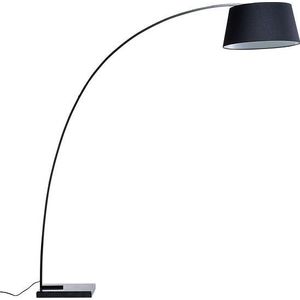 Beliani BENUE  - Staande lamp - Zwart - Metaal