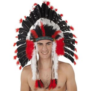 Wapen My Other Me Indian chief Rood Zwart