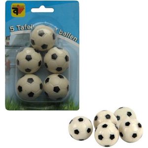 Tafelvoetbal Ballen 5 Stuks