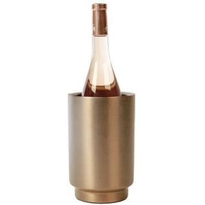 XLBoom Rondo Wijnkoeler - RVS - Zacht Koper - 13 × 13 × 20 cm