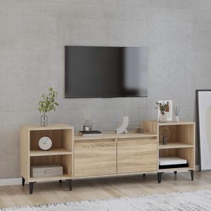 VidaXL-Tv-meubel-160x35x55-cm-bewerkt-hout-sonoma-eikenkleurig