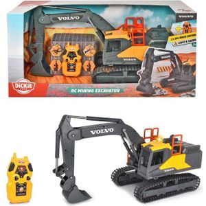 Dickie RC Volvo Mini Excavator Bestuurbare Graafmachine