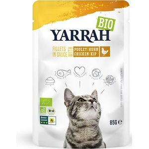 Yarrah Cat Biologische Filets Met Kip In Saus 14X85 GR