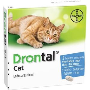 Bayer Drontal Ontworming Kat 2 TABLETTEN