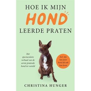 Merkloos Boek Hoe Ik Mijn Hond Leerde Praten 21,5X14X2,5 CM