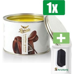 Rapide Ledervet - Bruin - 500 ml - Inclusief PetsHome Ledervet Spons