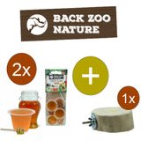 Back Zoo Nature Fruitkuipjes Honing - Vogelsnack - Inclusief houder