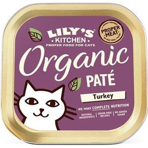 Lily's Kitchen Cat Organic Turkey Pate 19X85 GR