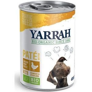 Yarrah Dog Blik Pate Met Kip 400 GR (12 stuks)