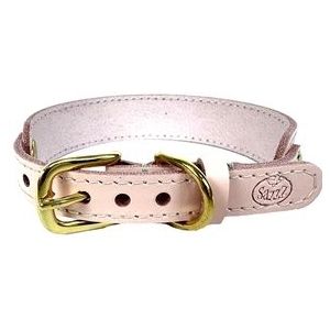 Sazzz Halsband Hond Sweetie Classic Leer Roze