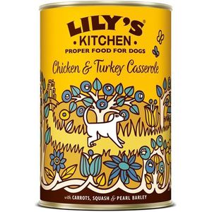 Lily's Kitchen Dog Chicken / Turkey Casserole 6X400 GR