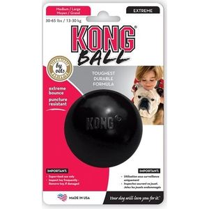 Kong Extreme Rubber Bal Zwart