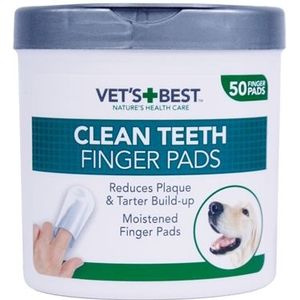 Vets Best Clean Teeth Finger Pads 50 ST