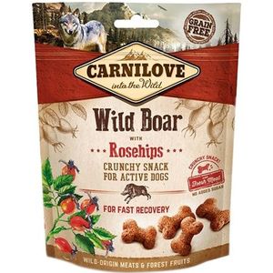Carnilove Crunchy Snack Everzwijn / Rozenbottel 200 GR