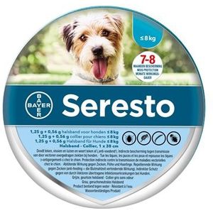 Bayer Seresto Teken- En Vlooienband Kleine Hond TOT 8 KG 38 CM